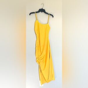 NEW Hello Molly Ruched Side Midi Dress